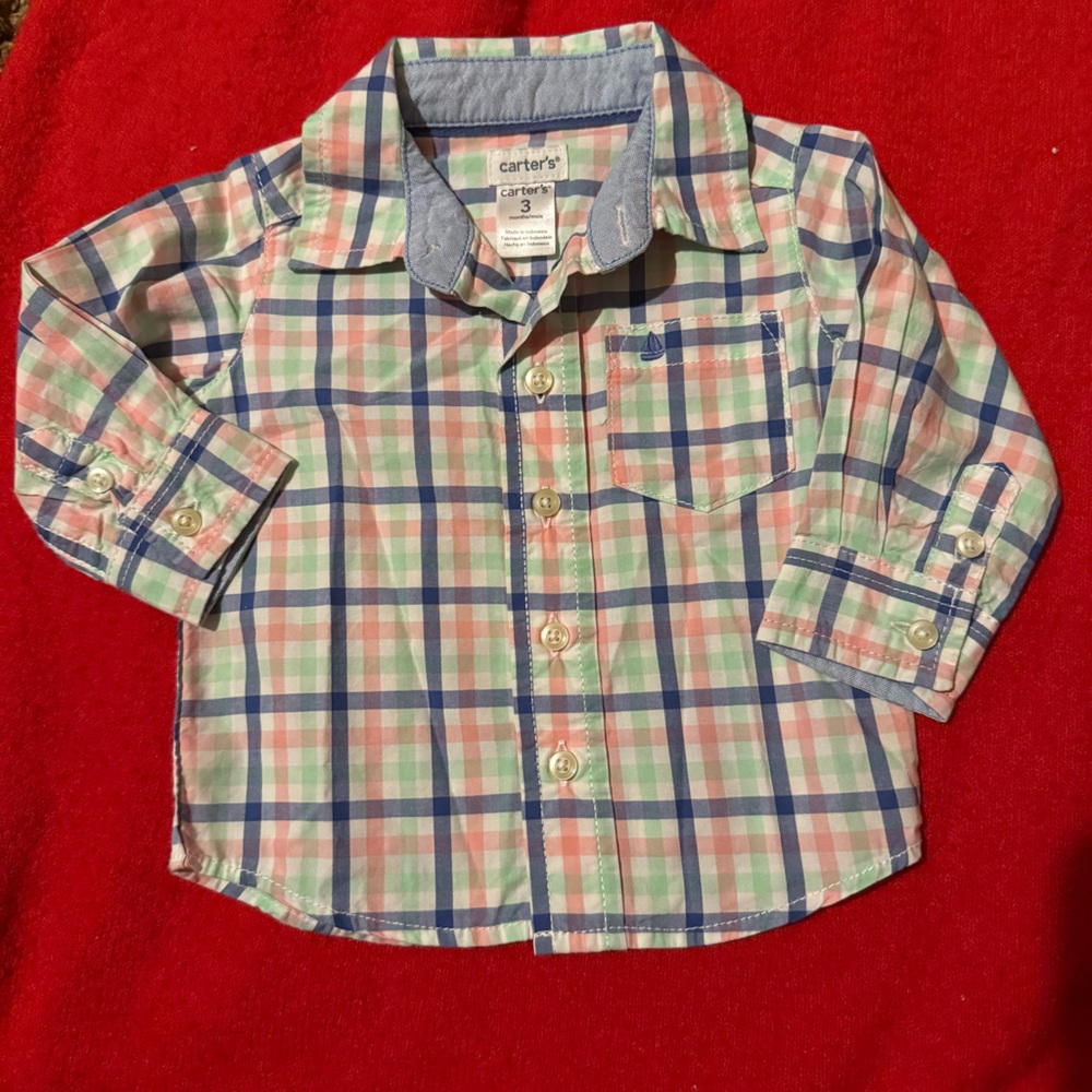 Carter's Multicolor Plaid Shirt